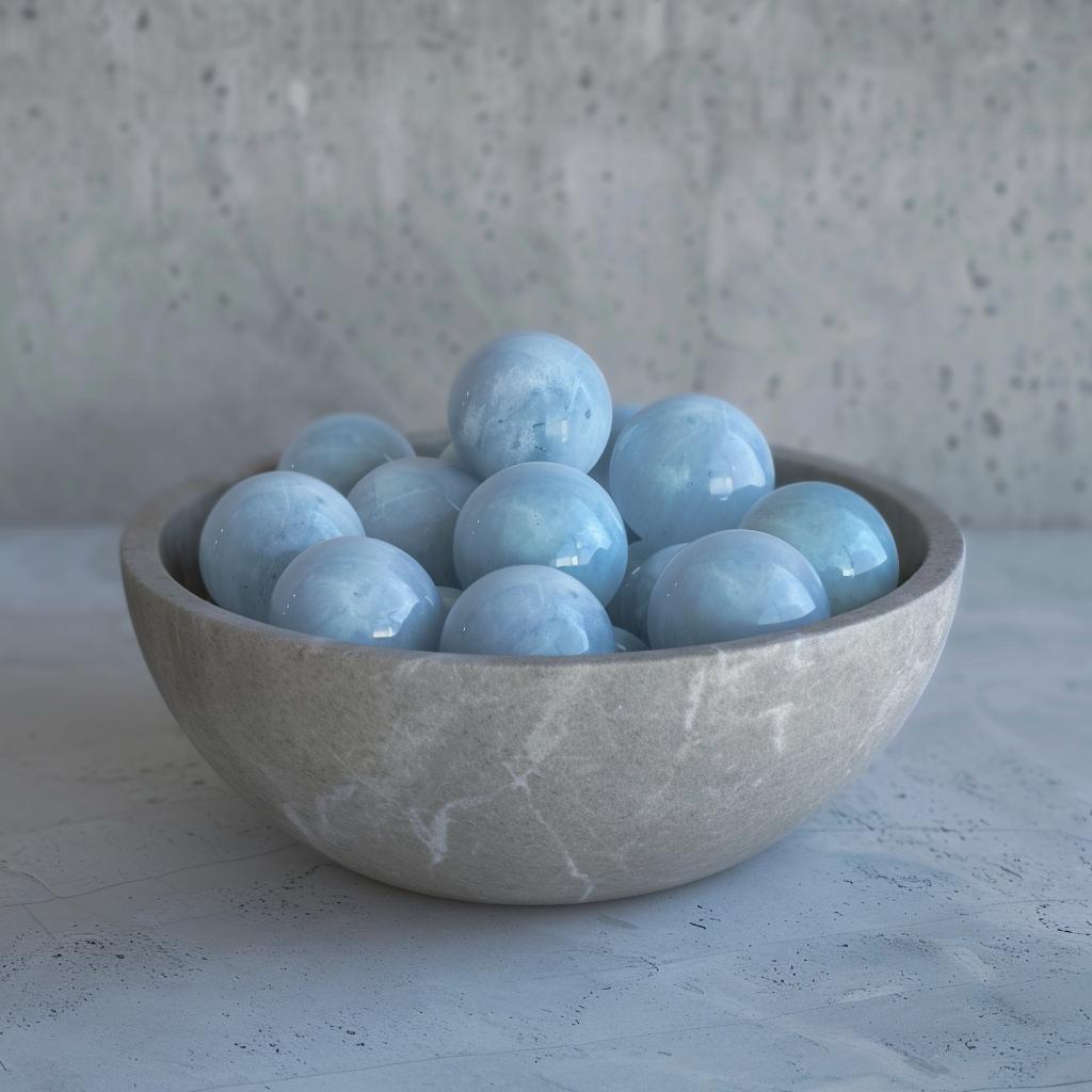 Angelite Polished Tumblestone Healing Gemstones