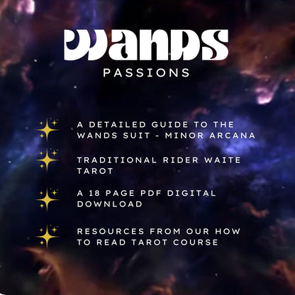 The Suit of Wands Tarot Guide - Digital Download