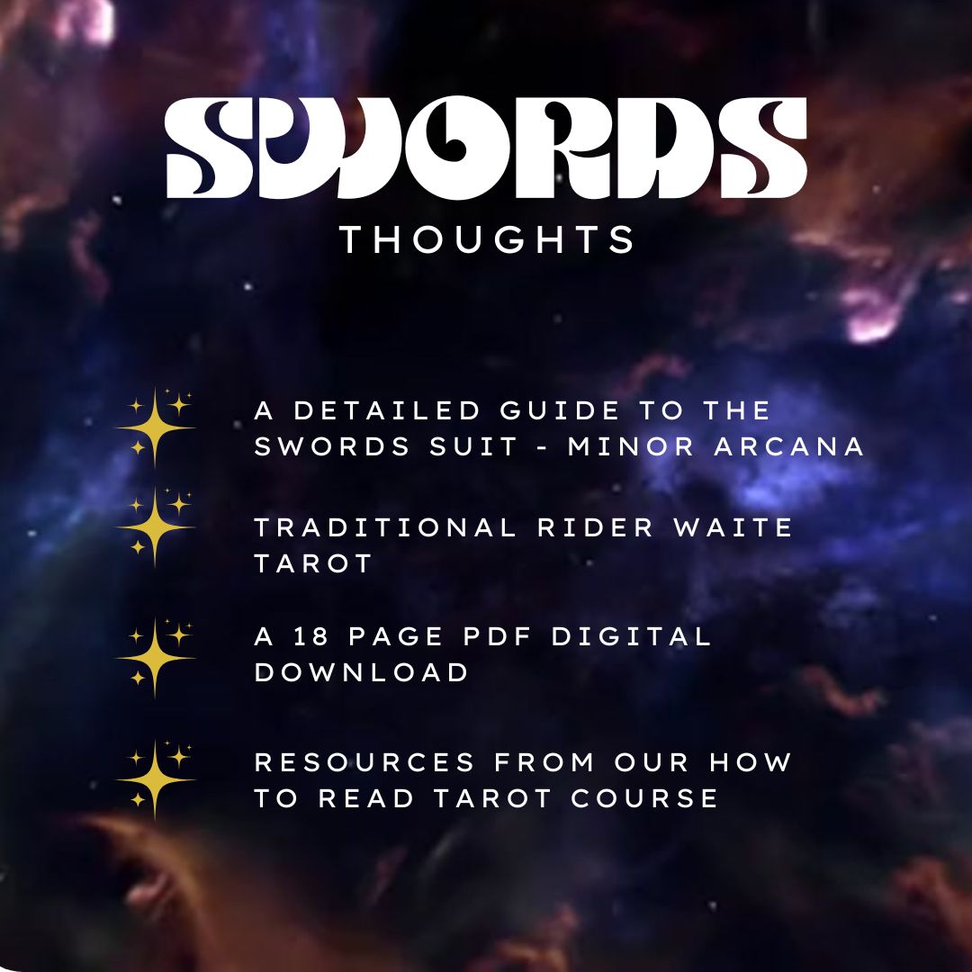The Suit of Swords Tarot Guide – Digital Download