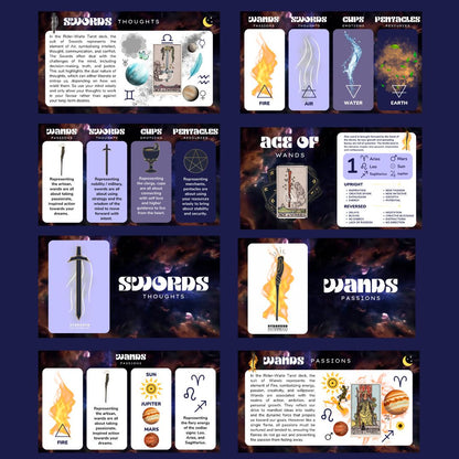 A Minor Arcana Tarot Guide - A 74 Page Digital Download