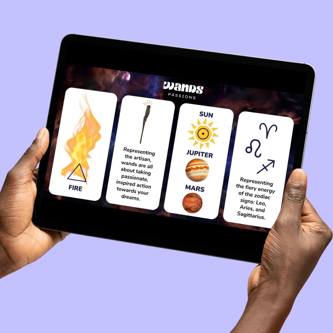 The Suit of Wands Tarot Guide - Digital Download
