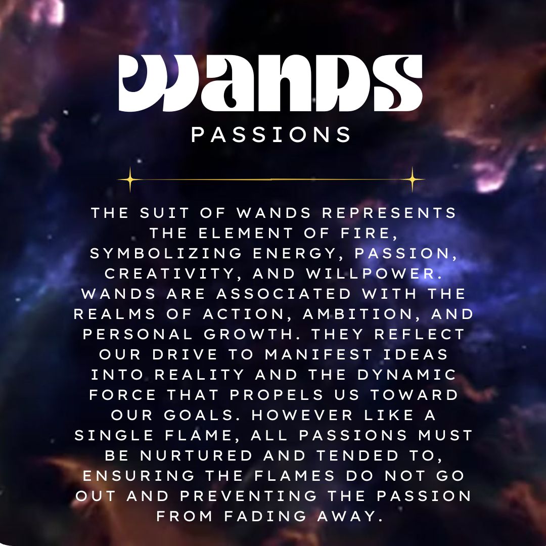 The Suit of Wands Tarot Guide - Digital Download