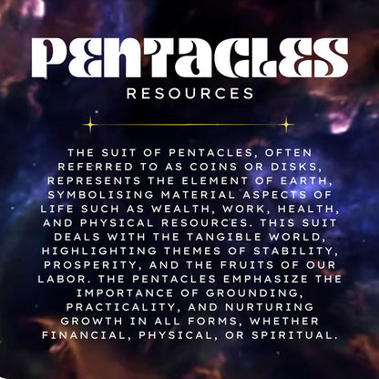 The Suit of Pentacles Tarot Guide - An 18 Page Digital Download