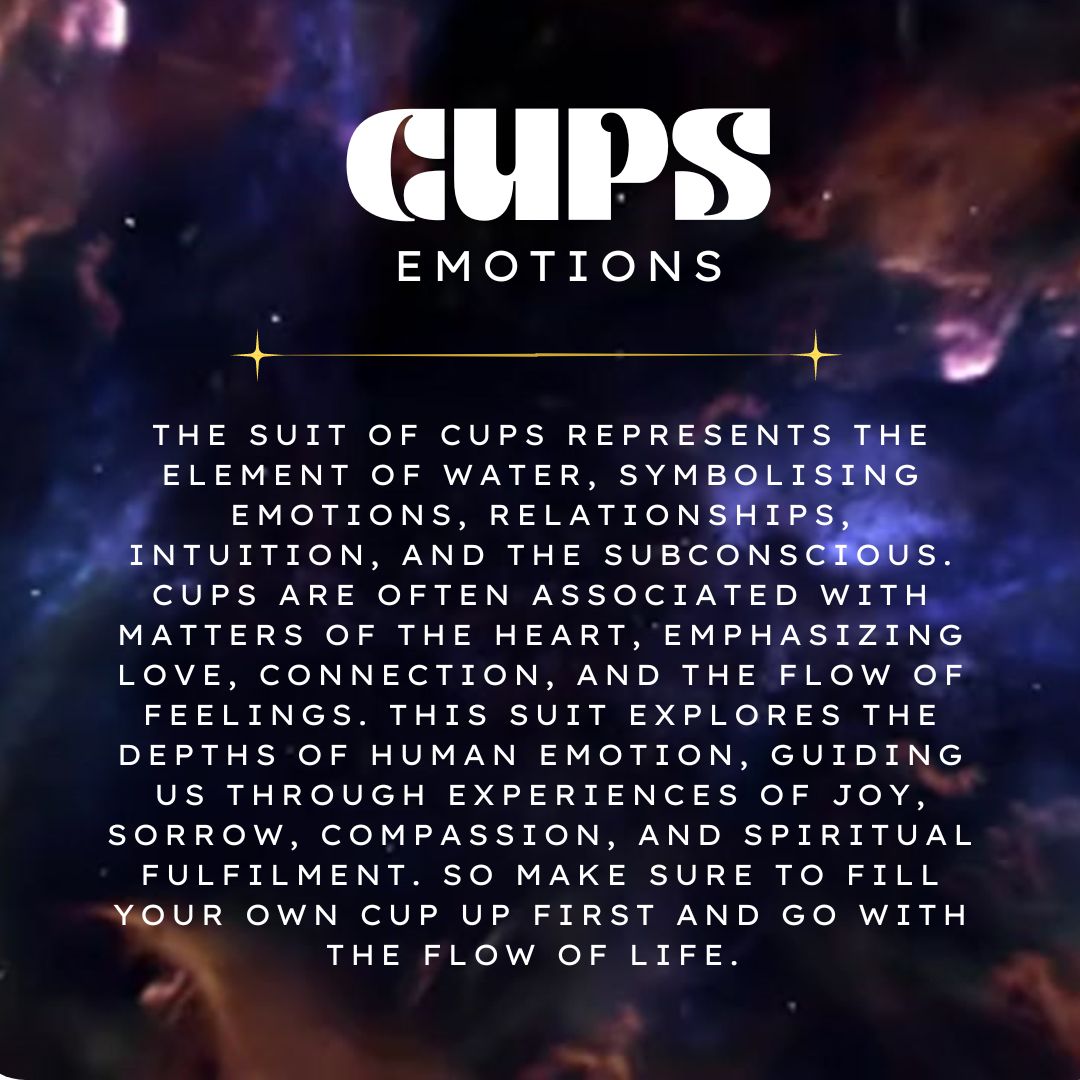 The Suit of Cups Tarot Guide - Digital Download
