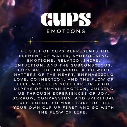 The Suit of Cups Tarot Guide - Digital Download