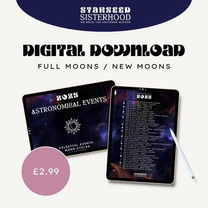 Astronomical Events 2025 – A Celestial Guide - Digital Download